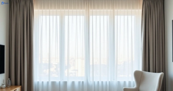 Freshly steam cleaned curtains in minto-nsw QLD